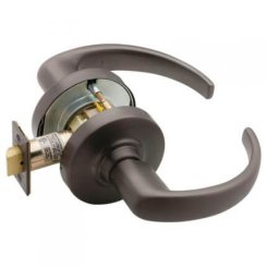 Schlage Sparta Door Handle, Mechanical Door Handle, ND Series, Non-Keyed Function, Single Dummy Trim, Flat Black Finish