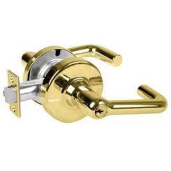 Schlage Tubular Door Handle, Vandlgard, ND Series, Vandlgard Entrance/Office Lock, Flat Black