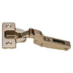 Salice Concealed Hinge, 200 Series, 94° Opening Angle, Screw, Half Overlay, Self-close