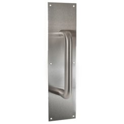Trimco 1" Dia. Round Heavy Duty Pull Plate, 8” and 10" CTC