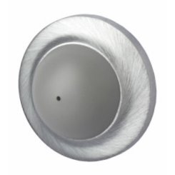 Rockwood #400, Solid Cast Door Stop, Wall Mounted, Concealed Mounting, Satin Chrome Finish - QuickShip