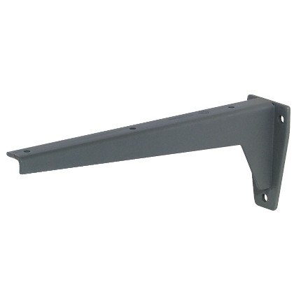 Work Surface Brackets, Hebgo, 9-29/64" x 3-5/32" x 5-29/32", 150 kg, Steel, Gray