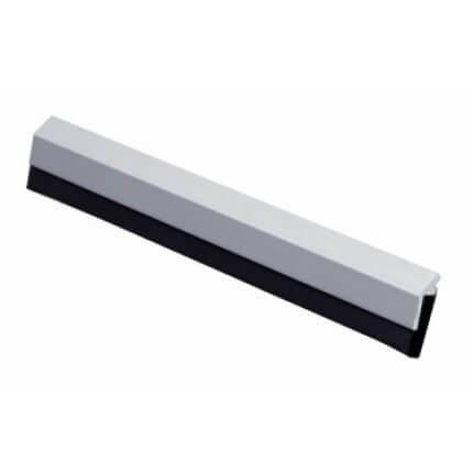 Pemko #332CR3684 Door Gasket, .56" Aluminum Casing with Sponge EPDM Seal -  Clear Anodized Aluminum