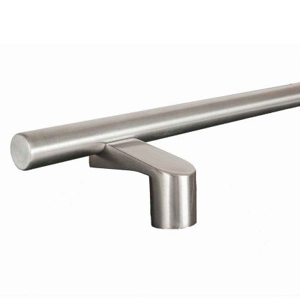 Trimco Standard Ladder Pull with Offset Standoff and Square Ends, 1" Diameter