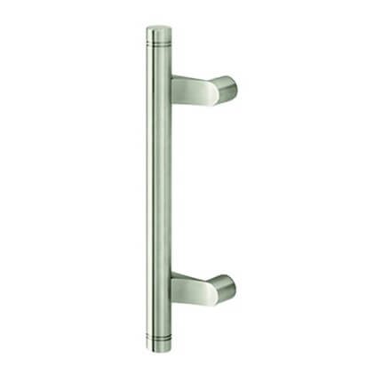 Rockwood RM3181 Grooved Offset Door Pulls with Flat Ends, 1-1/4" Diameter