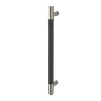 Rockwood RM1410 NoirMet- Small Pulls, Straight, Black Aluminum Grip, Flat End