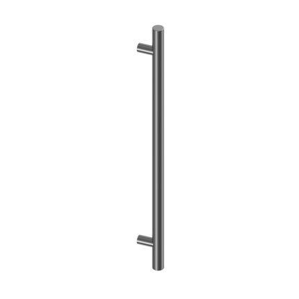 Trimco Standard Ladder Pull with Straight Standoff and Angled Ends, 1" Diameter