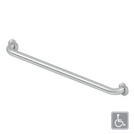 Deltana Stainless Steel Grab Bars, Concealed Screw Satin Stainless Steel (US32D) Finished