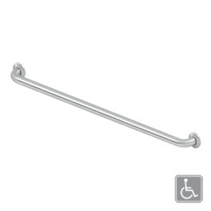 Deltana Stainless Steel Grab Bars, Concealed Screw Satin Stainless Steel (US32D) Finished