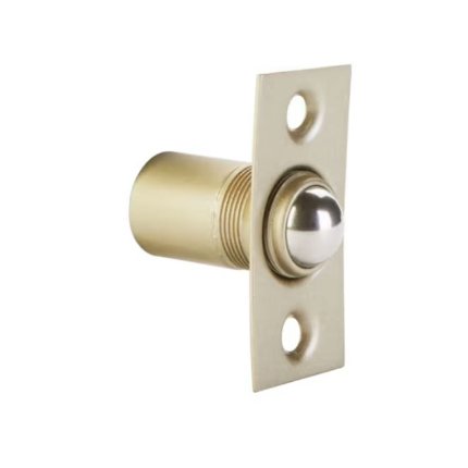 Emtek Door Ball Catch with Strike & Screws Tumbled White Bronze (TWB) Finished