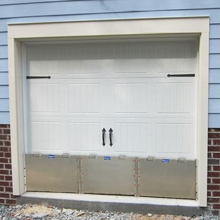 Garage Door Dam Flood Barrier / Shield, 48" - 96" Openings