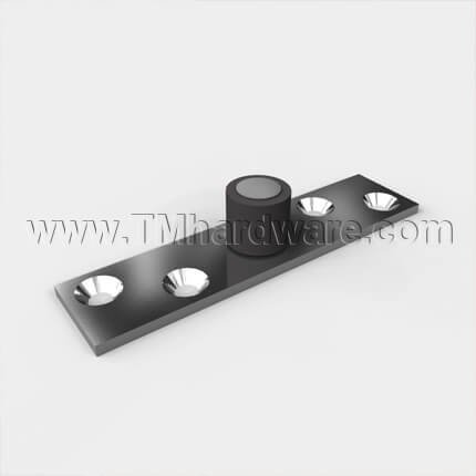 Pemko 106R/94 Roller Guide, Steel/Brass
