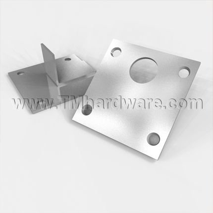 Zero #Z49 Easy Access Steel Brackets for Mortised ZERO Automatic Door Bottom