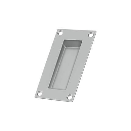 Deltana Flush Pull FP155, Rectangle, Stainless Steel, 2-1/8" x 4-1/4"