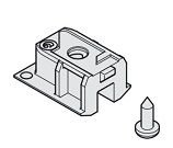 Hafele EKU Clipo, Service Port for Upper Track with Screw Mounting