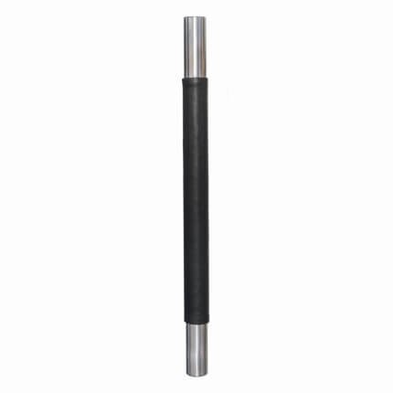 Trimco Leather Wrapped Ladder Pull, Straight Standoff with Angled Ends, 1-1/2" Diameter
