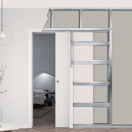 Eclisse Single Sliding Pocket Door