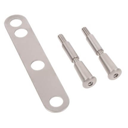 Locinox LOCK.GUIDE Guide Plate for a Smooth Guidance of the Bolts of the Surface Mounted Lock