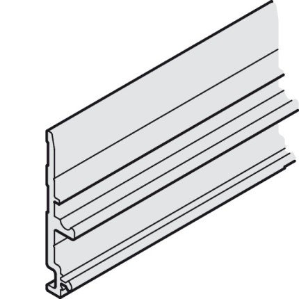 Hafele Mounting Rail, For Slido D-Line41 80X, Pre-drilled