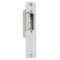 MUL-T-LOCK Adjustable Electric Strike Fail Secure, Faceplate 1-1/4 x 5-7/8, Off Center, Stainless Steel, 8-16V AC/DC