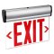 Topaz ESEL/SFS/CL/B LED Indoor Luminaries Exit & Emergency Lighting, Clear Edge Lit Exit Sign