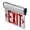 Topaz ESEL/SFS/CL/B LED Indoor Luminaries Exit & Emergency Lighting, Mirror Edge Lit Exit Sign