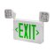 Topaz TPESC/LED LED Exit Sign with 2-Lamp Heads and Battery Backup