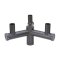 Topaz BH3/120D/BZ-96 LED 3 Arm 120° Bullhorn Mounting Bracket for Area and Flood Lights