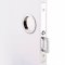 Emtek Round Pocket Door Mortise Lock in Polished Chrome Finish (US26)