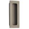Emtek #220304 Brass Flush Door Pull or Cabinet Handle - Modern Rectangular Pewter (US15A) Finished