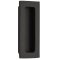 Emtek #220304 Brass Flush Door Pull or Cabinet Handle - Modern Rectangular Flat Black (US19) Finished