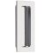 Emtek #220304 Brass Flush Door Pull or Cabinet Handle - Modern Rectangular Polished Chrome (US26) Finished