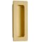 Emtek #220304 Brass Flush Door Pull or Cabinet Handle - Modern Rectangular Satin Brass (US4) Finished
