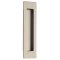 Emtek #220307 Brass Flush Door Pulls or Cabinet Handle - Modern Rectangular Satin Nickel (US15) Finished