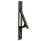 Emtek #2221 Edge Flush Door Pull for Pocket Doors Medium Bronze (MB) Finished