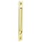 Emtek #2221 Edge Flush Door Pull for Pocket Doors Polished Brass (US3) Finished