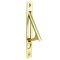 Emtek #2221 Edge Flush Door Pull for Pocket Doors Unlacquered Brass (US3NL) Finished
