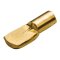 Hafele Shelf Support, Anti Slip for 13/64" (5 mm) Diameter Hole, Steel, Brass Plated