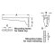 Work Surface Brackets, Hebgo, 18-57/64" x 2-9/16" x 5-1/8", 150 kg, Steel, Specs