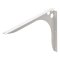 Hafele SpeedBrace Work Surface Bracket, Rigid, Centers, 305 mm x 38 mm x 203 mm (LxWxH), White
