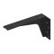 Hafele Work Surface Brackets, Rigid, 5" x 8" (127mm x 203.2mm), Steel, Black