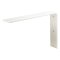 Front Mounting Bracket, Centerline Countertop Support, 14" x 10", Steel, White