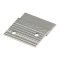 Hafele Z-Clips, 72" Width, 5/8" Lift-off, Aluminum, Mill Finish