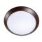 Topaz SDL4/8W/D/CTS-46 Surface Mount Disk Light, Bronze Trim