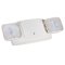 Topaz EL2/LED/WH/ST LED Exit Sign with 2-Lamp Heads and Battery Backup, Self Testing