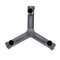 Topaz BH3/120D/BZ-96 LED 3 Arm 120° Bullhorn Mounting Bracket for Area and Flood Lights