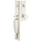 Jefferson Entry Set with Norwich Knob in Satin Nickel finish