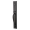 Jefferson Entry Set in Flat Black finish