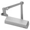 Accentra 5821T Door Closer, Heavy-Duty Hold Open Parallel Arm with Thumbturn and Removable Stop - QUICKSHIP, Aluminum Painted (US28)