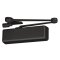 Accentra 5831T Door Closer, Heavy-Duty Hold Open Parallel Arm with Thumbturn and Removable Stop, Dark Bronze Painted (US20) Finish